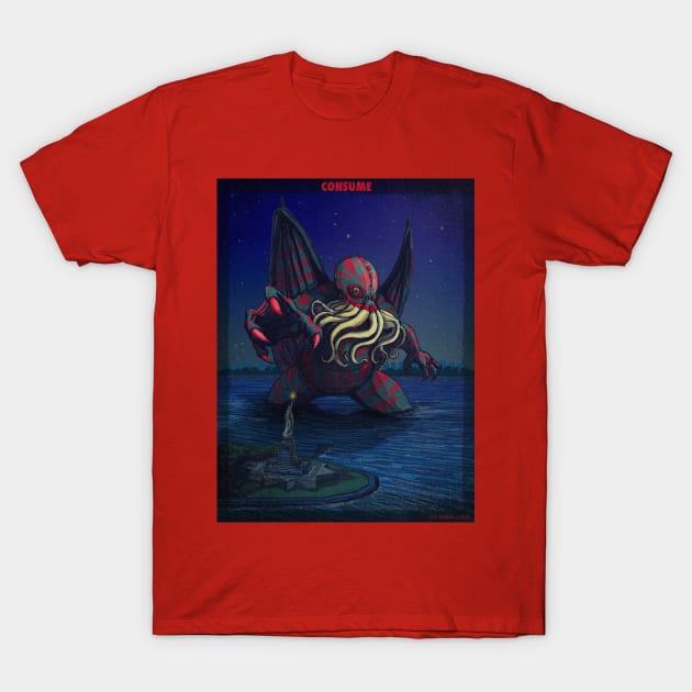 CTHULHU - THEY LIVE MASHUP T-Shirt by HalHefner